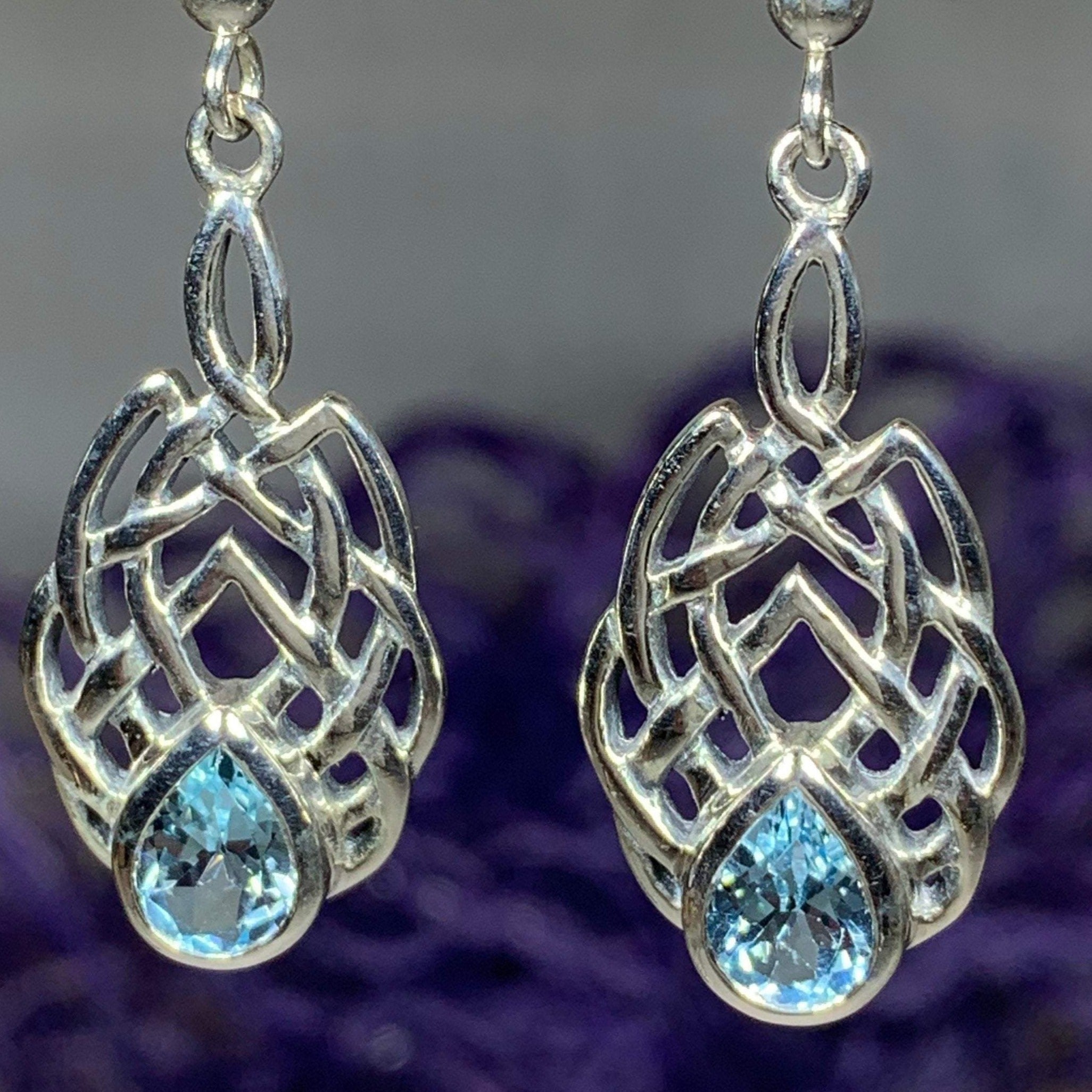 Abria Celtic Knot Earrings
