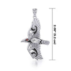 Oryx Celtic Raven Necklace