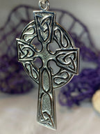 Cahal Large Celtic Cross Necklace