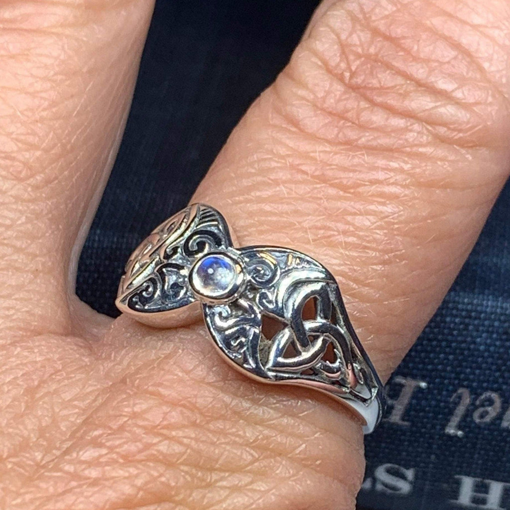 Celtic Triple Moon Ring