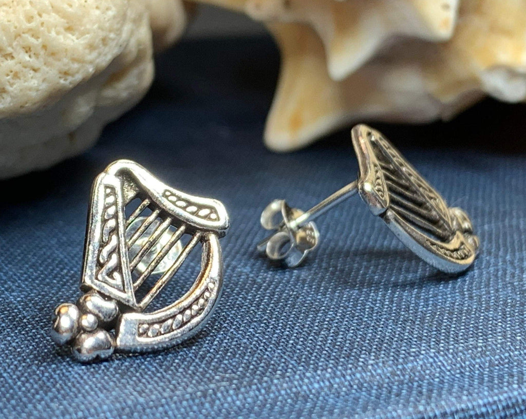 Cian Harp Post Earrings