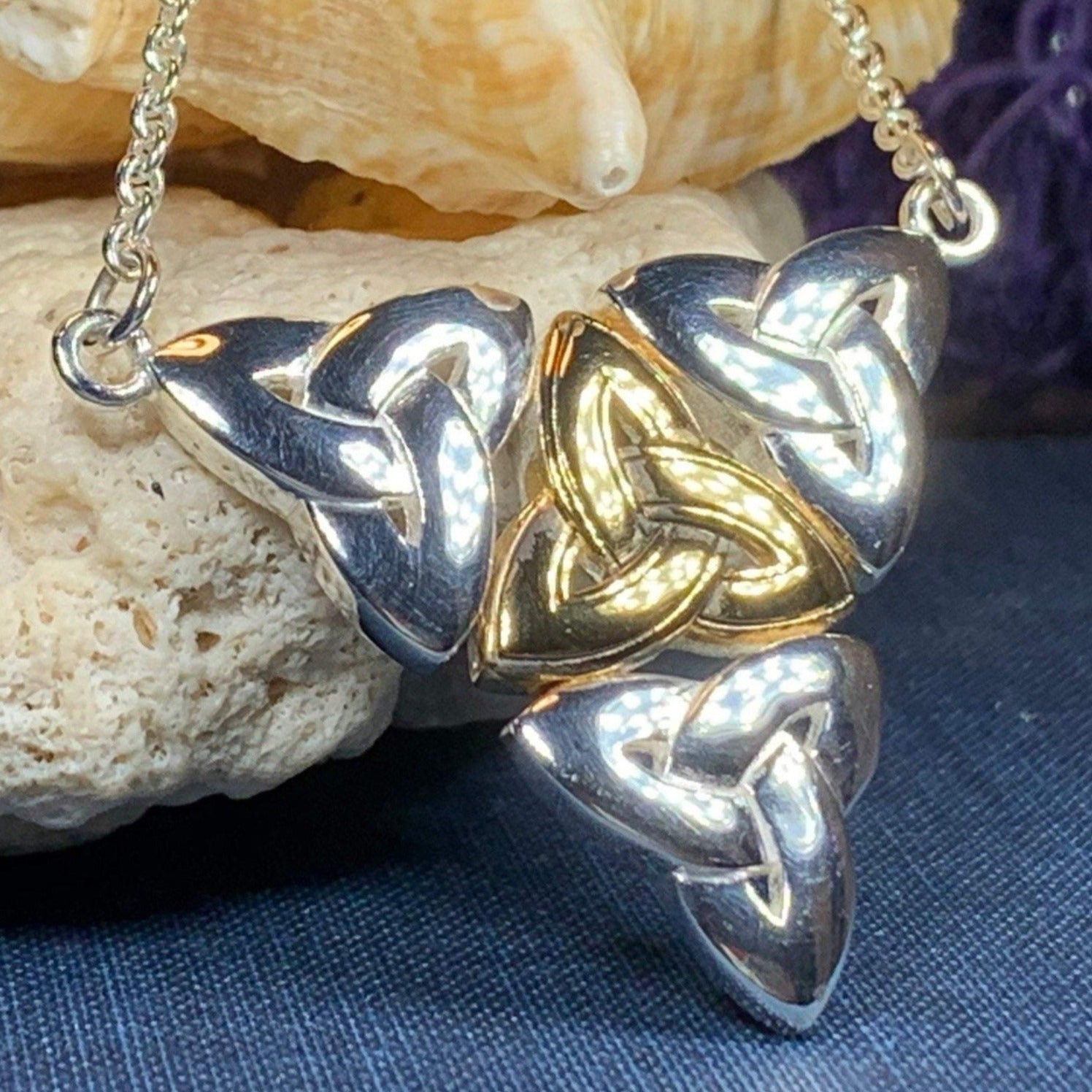 Kassity Trinity Knot Necklace