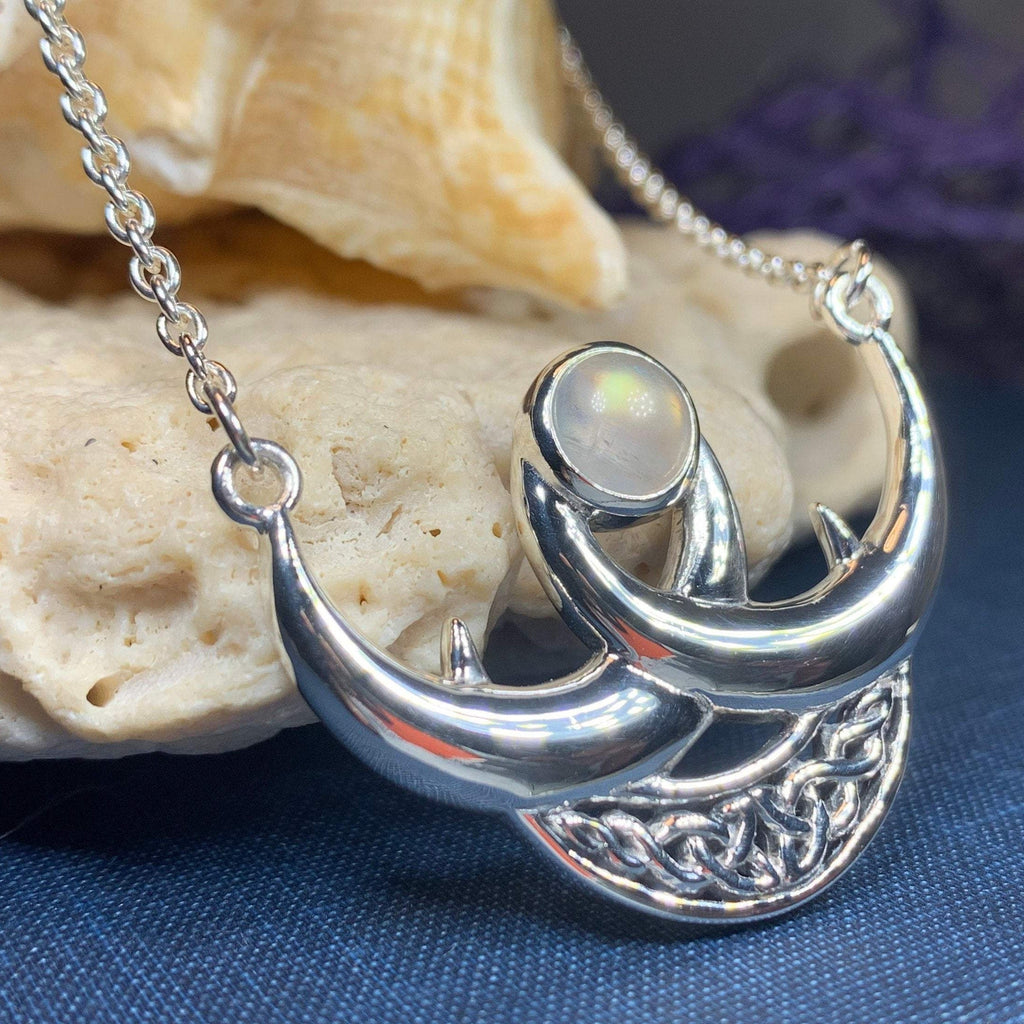 Beauty of Triple Moon Necklace