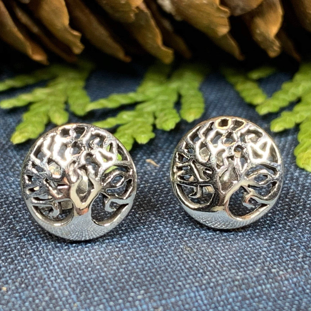 Celtic Tree of Life Stud Earrings