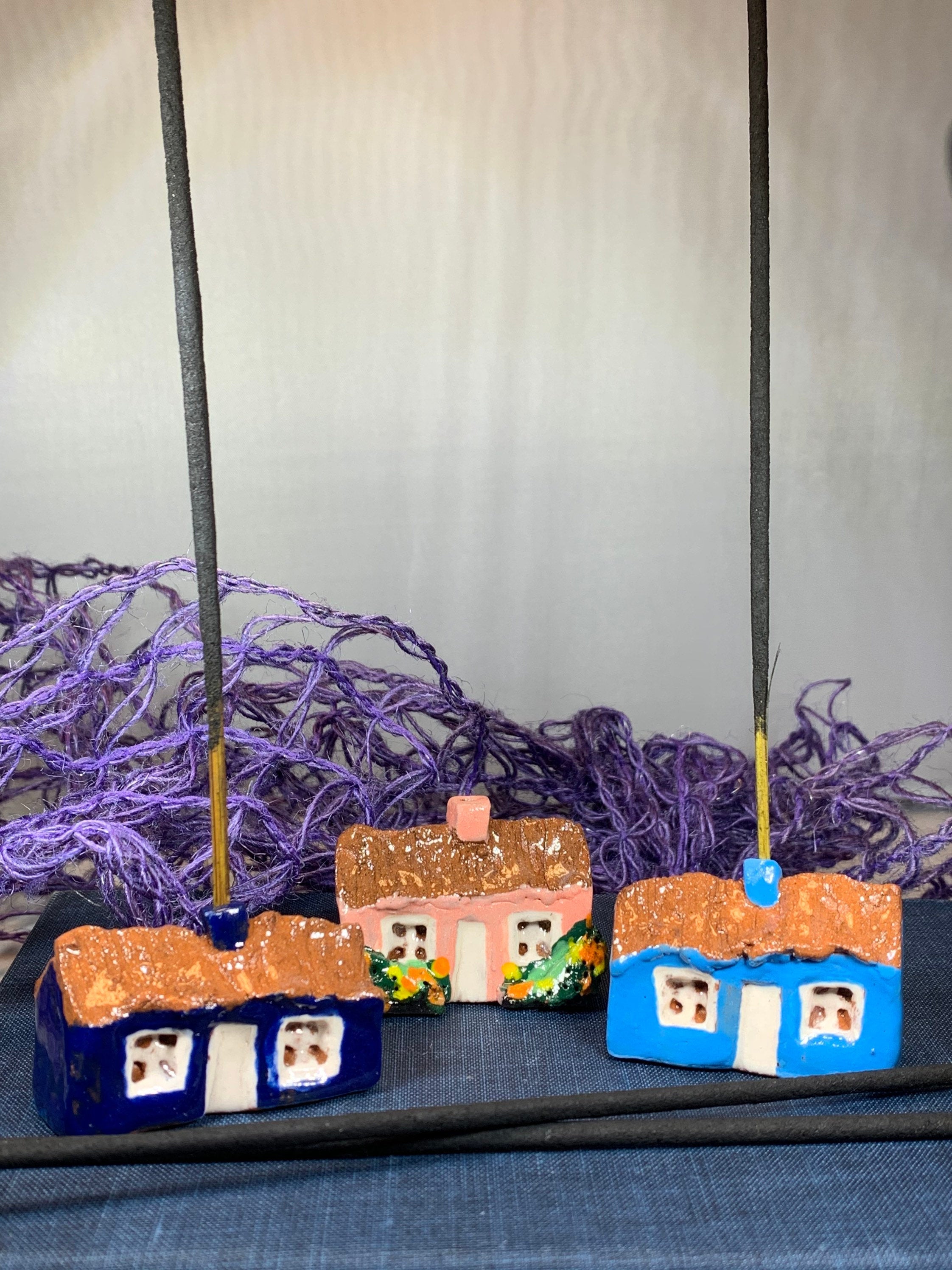 Irish Cottage Incense Holder