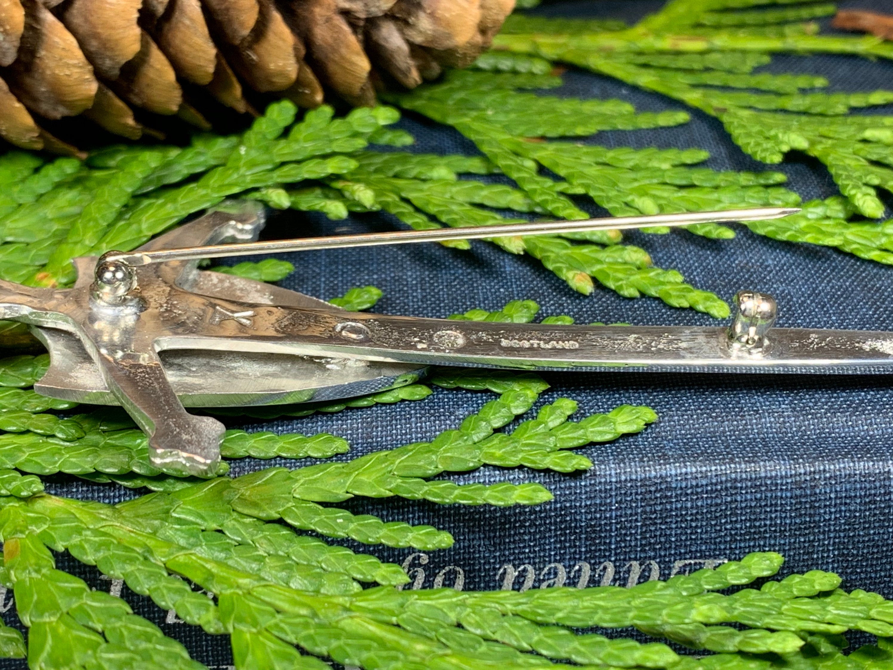 Scottish Saltire Kilt Pin