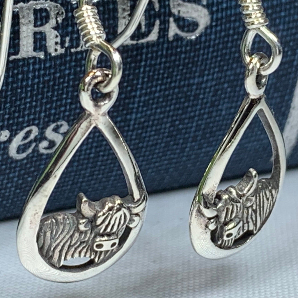 Galloway Highland Cow Earrings