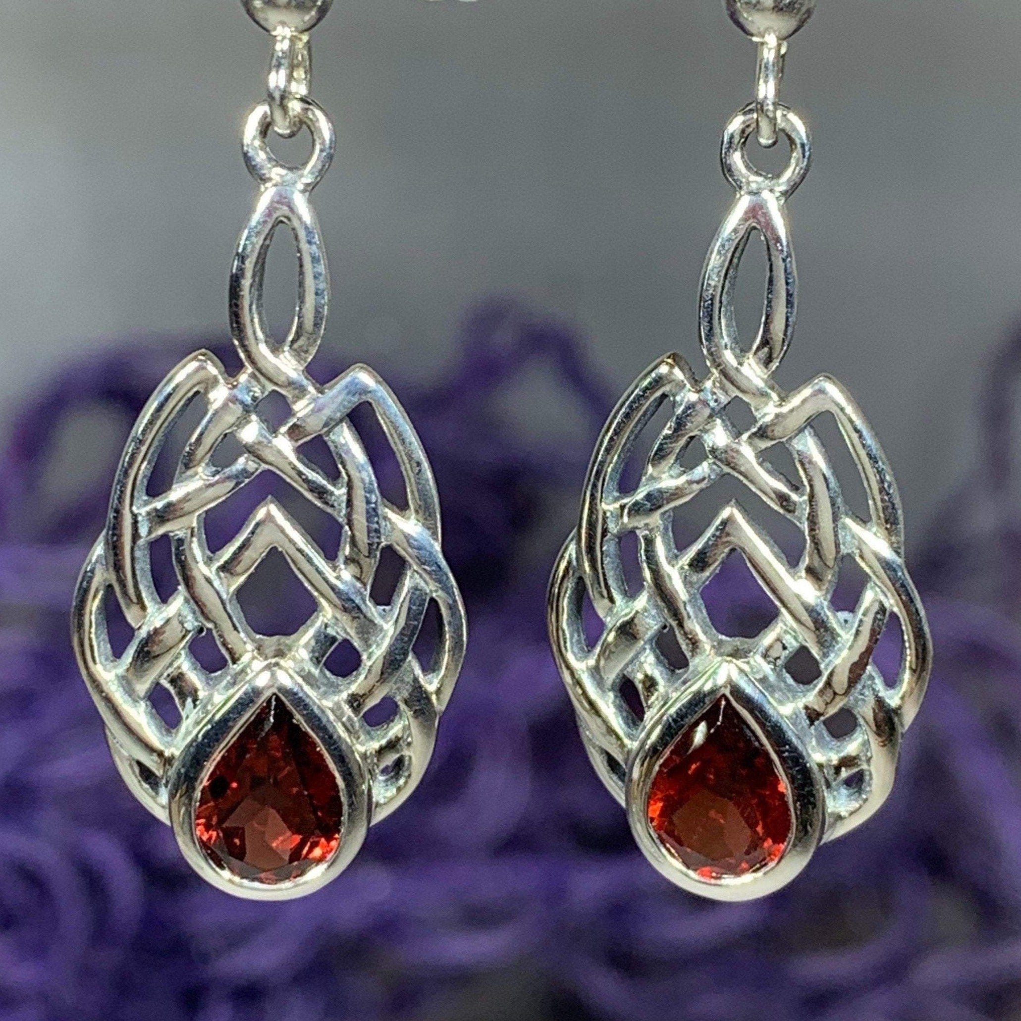 Abria Celtic Knot Earrings