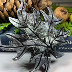 Splatter Maple Leaf Pin