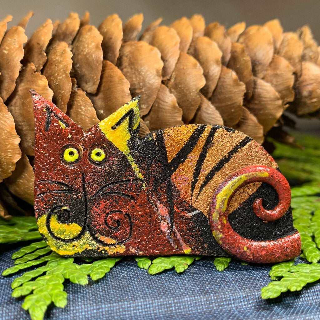 Quirky Cat Brooch