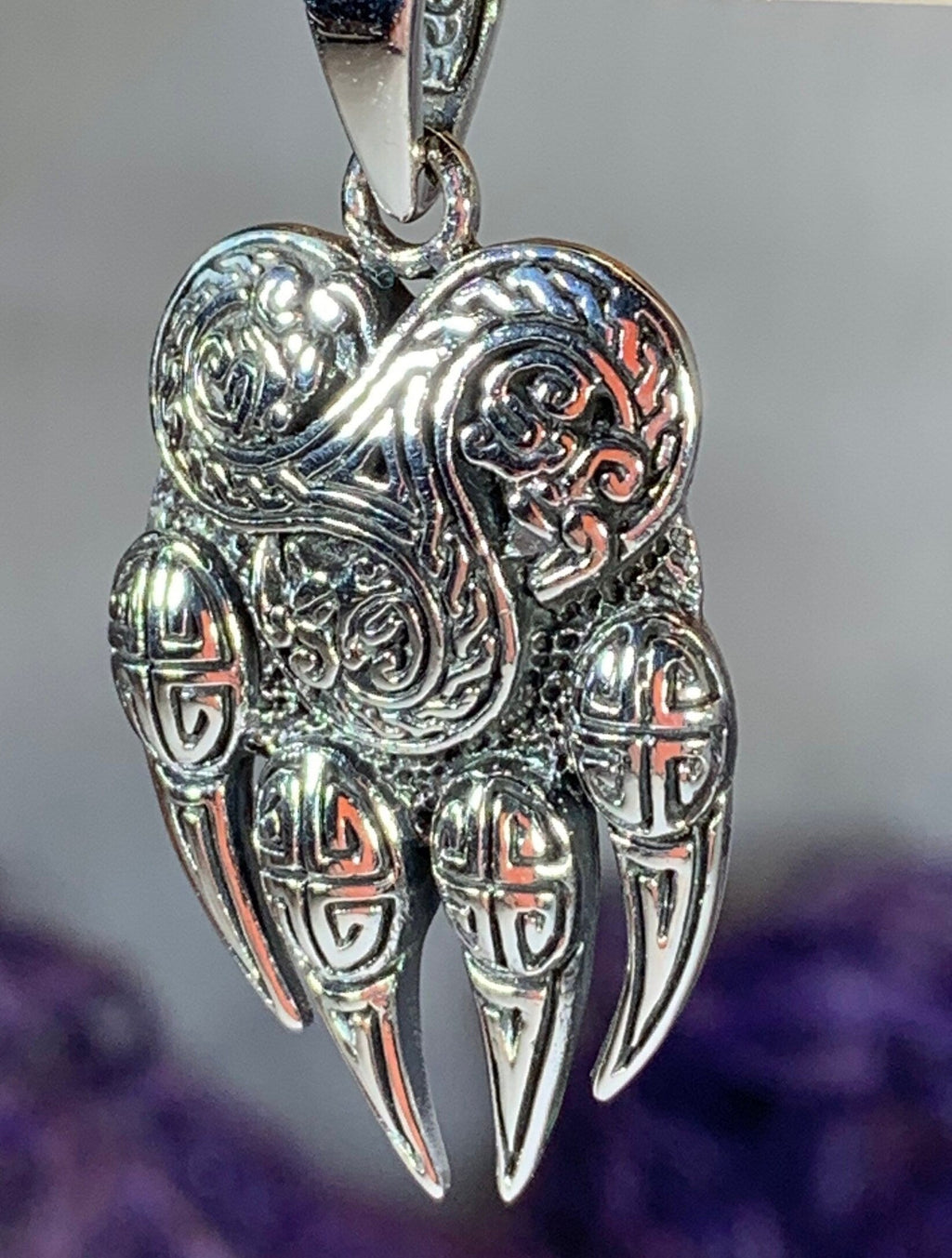 Mathan Celtic Bear Claw Necklace