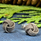 Rope Style Celtic Knot Stud Earrings