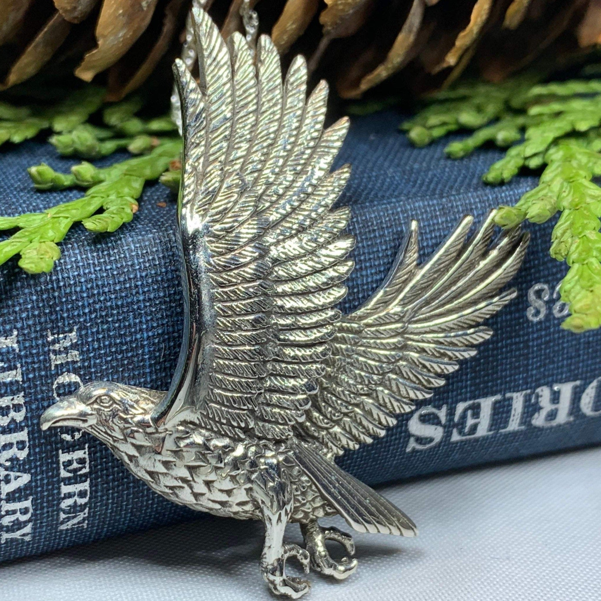 Eagle in Flight Necklace