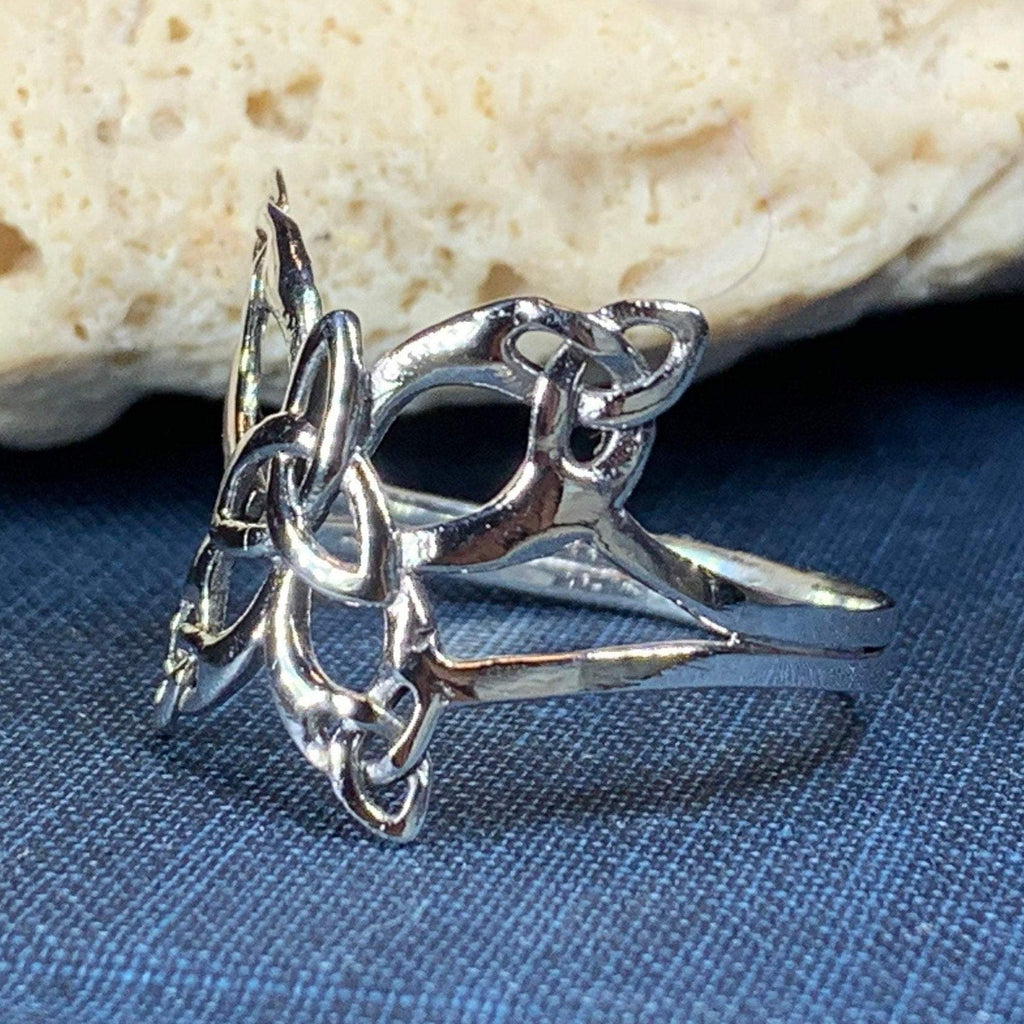 Trinity Knot Butterfly Ring