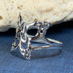 Trinity Knot Butterfly Ring