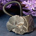 Gingko Ponytail Holder