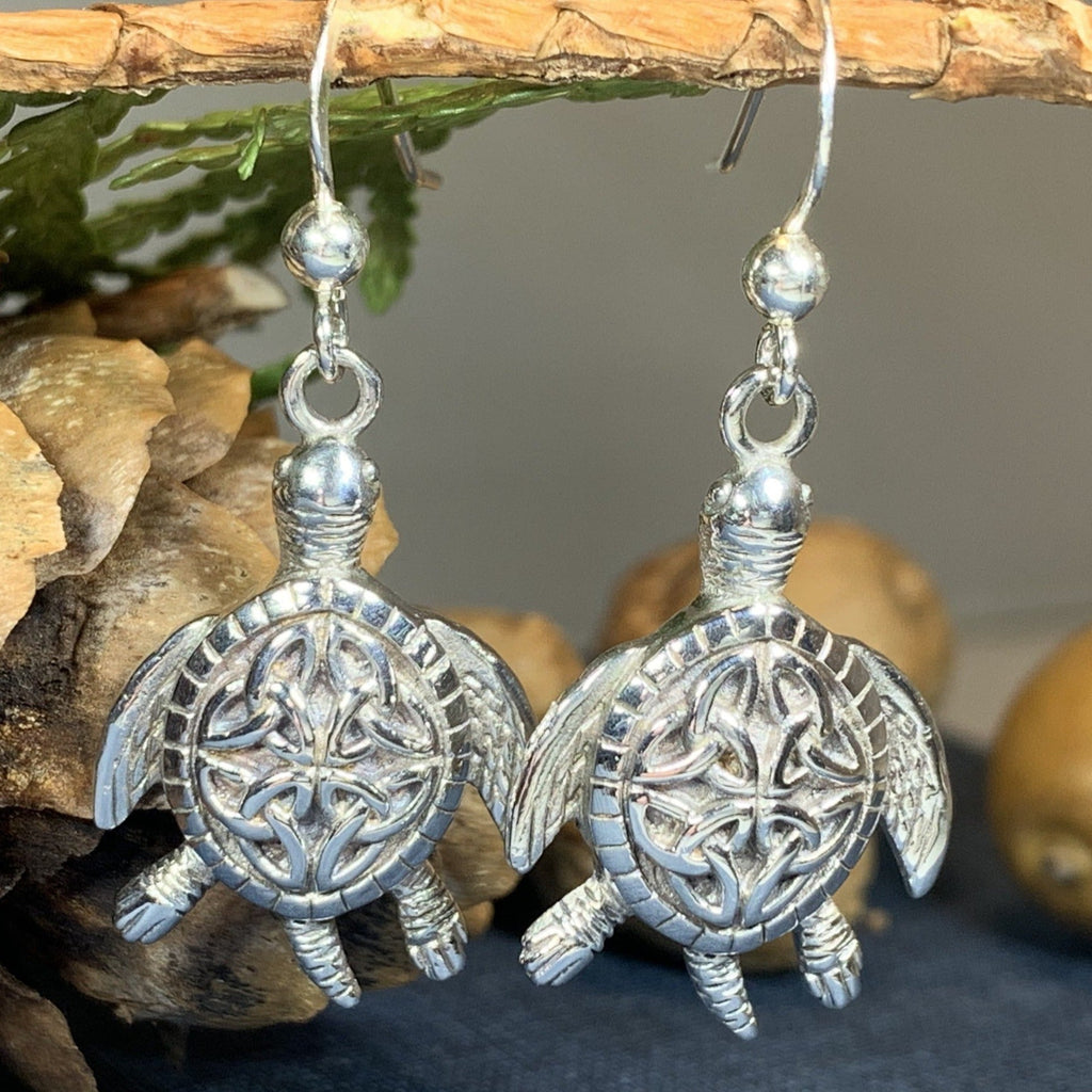 Celtic Turtle Earrings