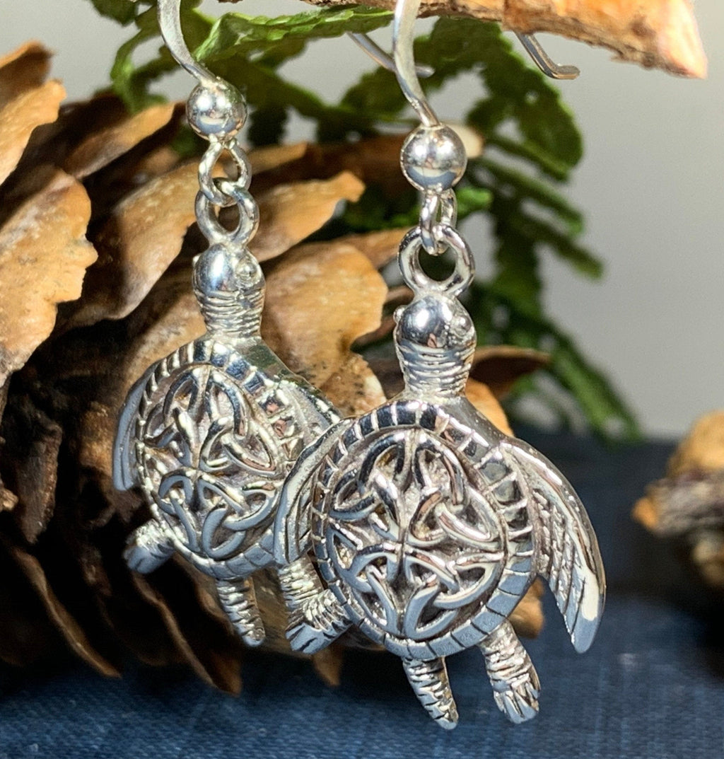 Celtic Turtle Earrings