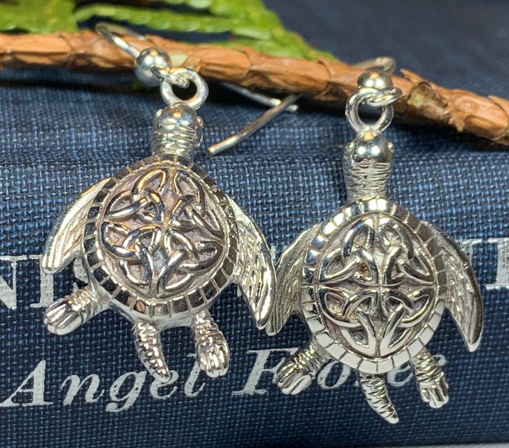 Celtic Turtle Earrings