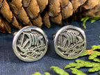 Viking Ship Pewter Cuff Links