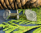Modern Claddagh Cuff Links