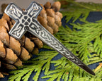 Celtic Cross Kilt Pin