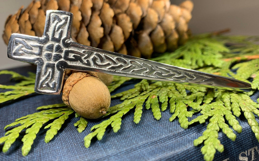 Celtic Cross Kilt Pin