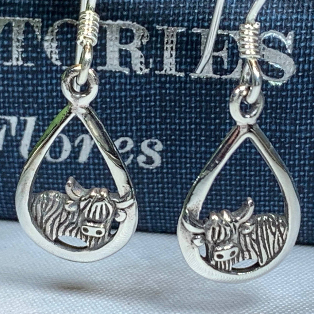 Galloway Highland Cow Earrings