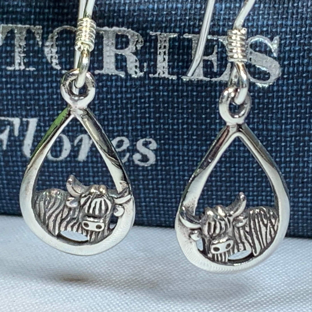 Galloway Highland Cow Earrings