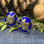 Saltire Thistle Cuff Links
