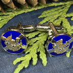 Saltire Thistle Cuff Links