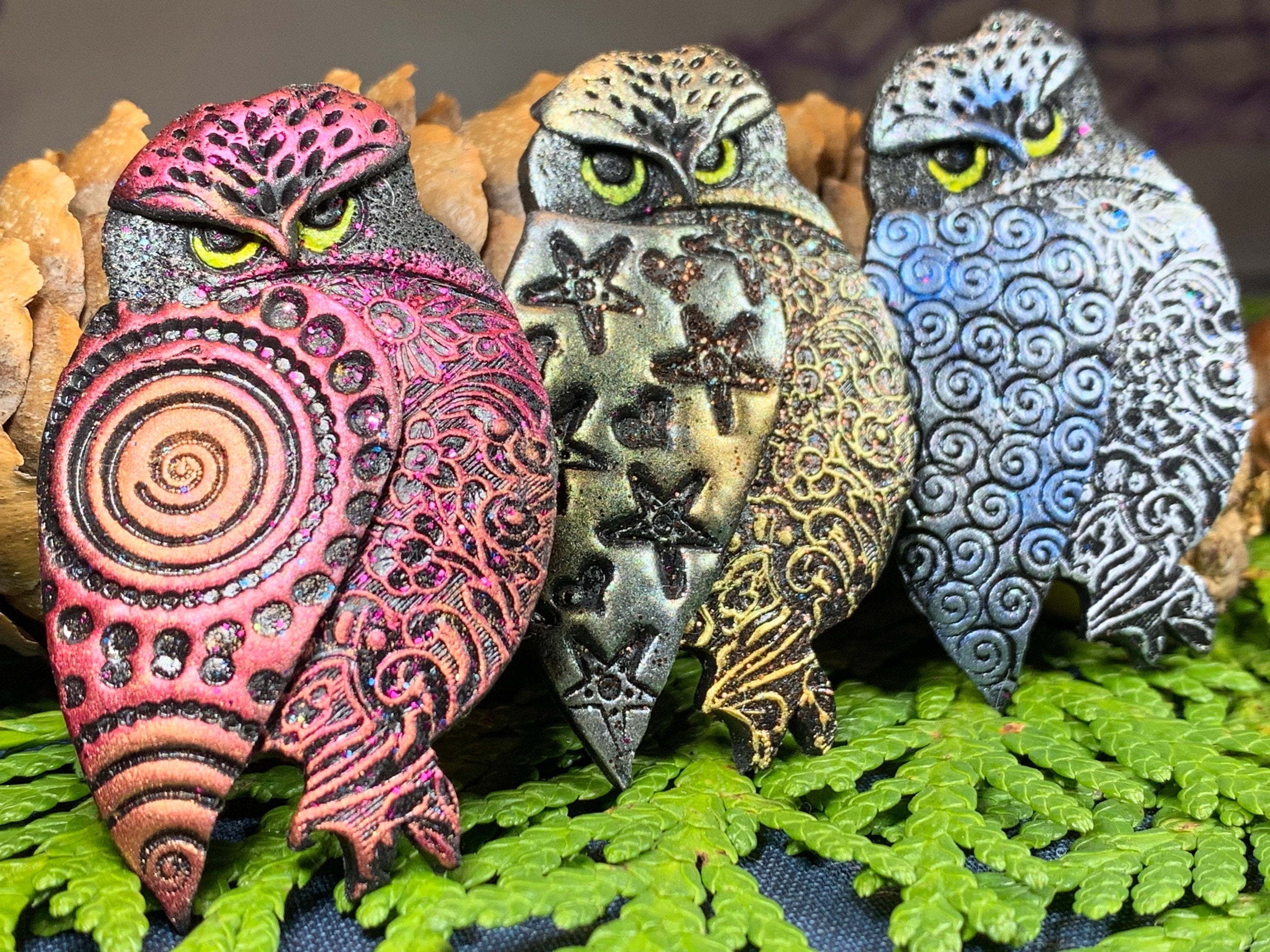 Magical Owl Brooch