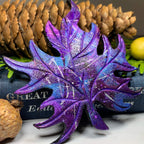 Splatter Maple Leaf Pin