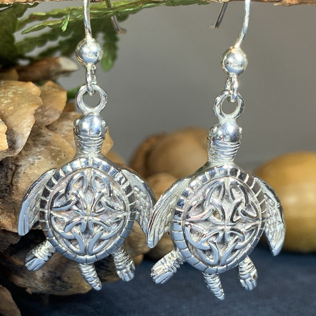Celtic Turtle Earrings