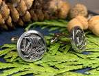 Viking Ship Pewter Cuff Links