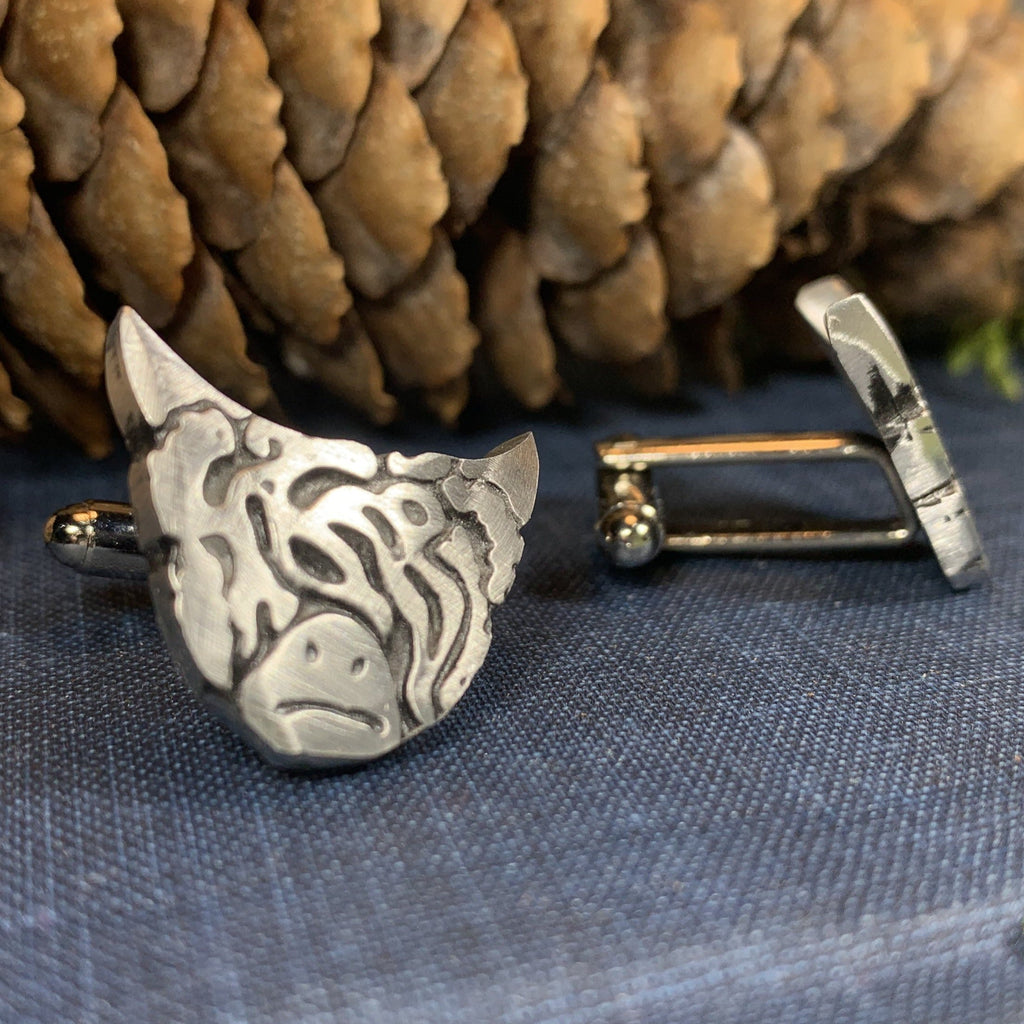Highland Cow Cuff Links