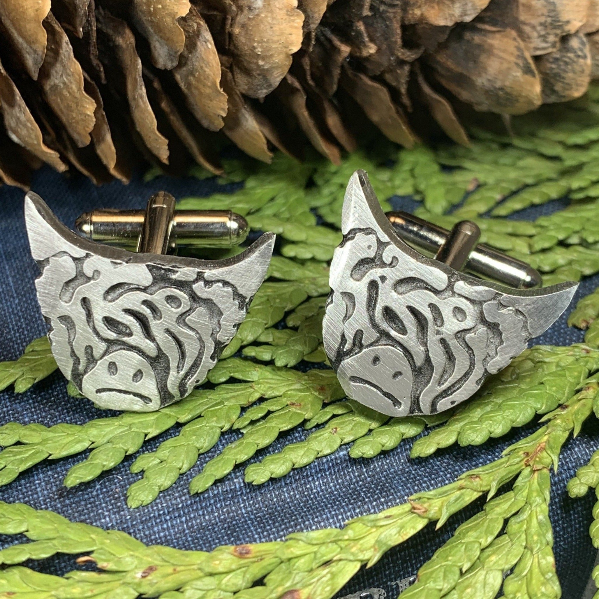 Highland Cow Cuff Links