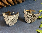 Highland Cow Cuff Links
