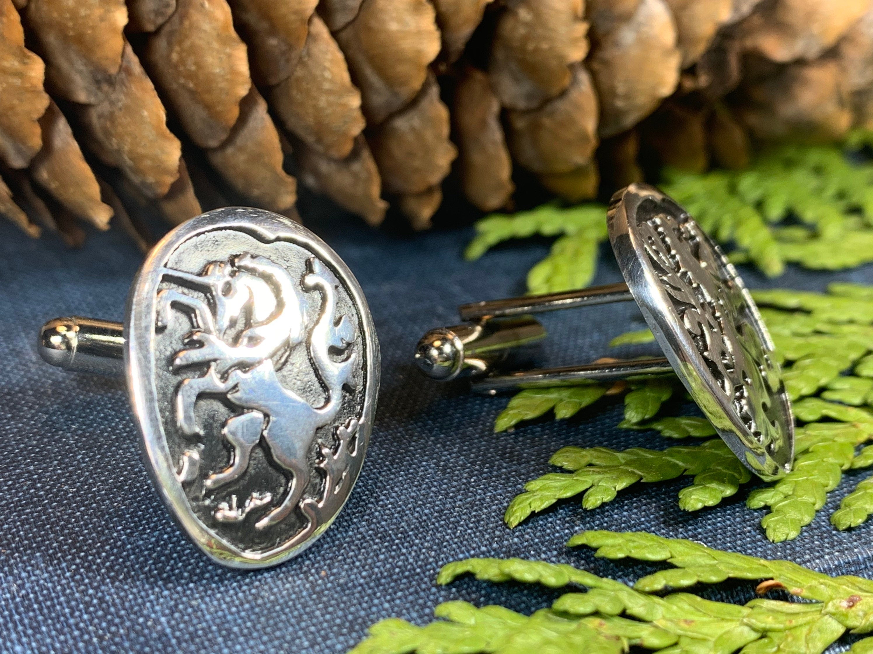 Lion & Unicorn of Scotland Cuff Links