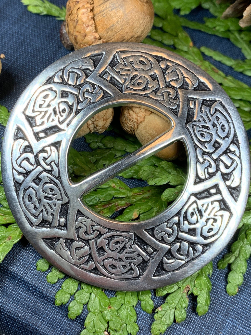 Celtic Bird Scarf Ring