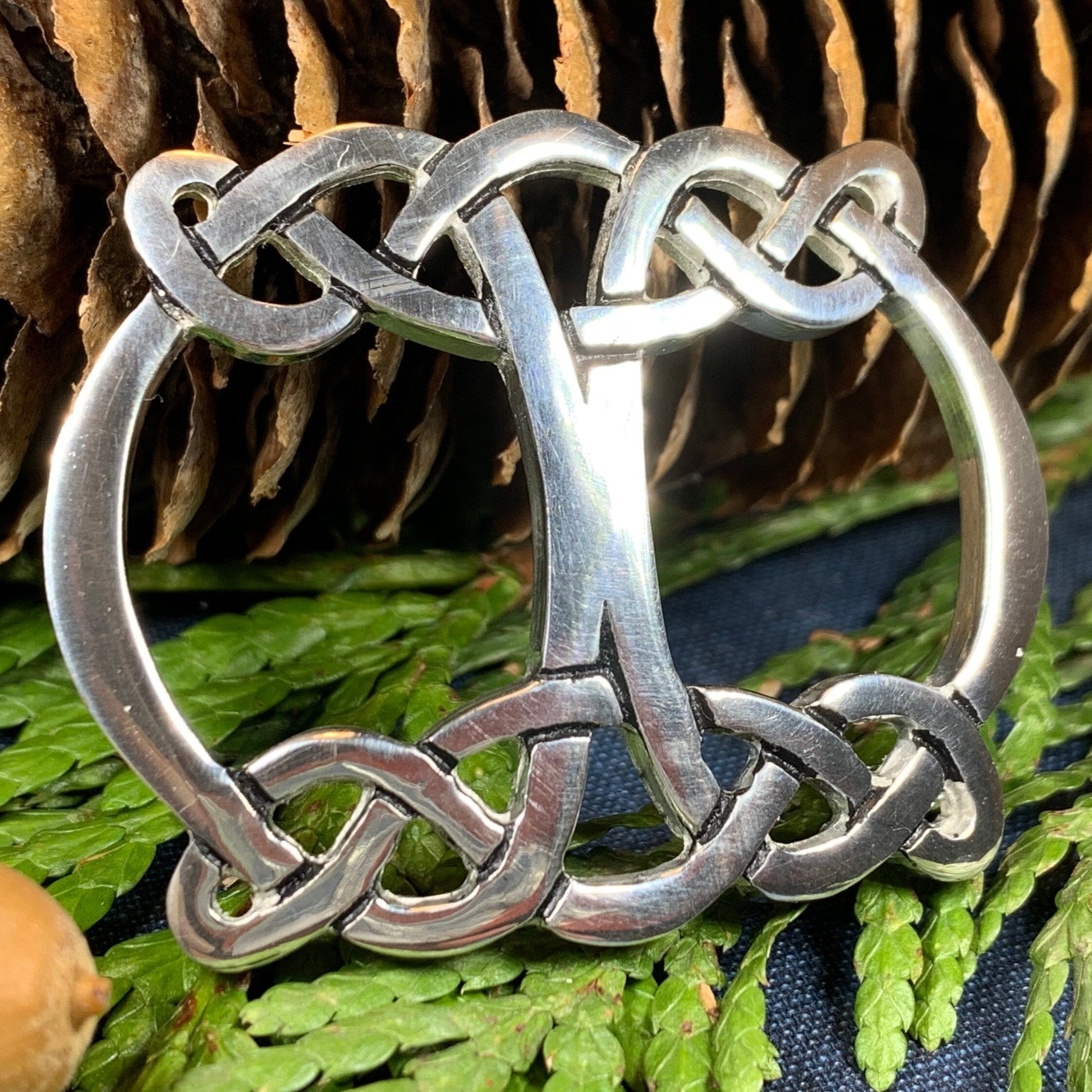Celtic Knot Scarf Ring