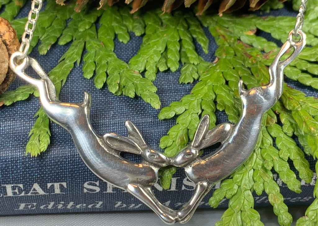 Two Rabbits Necklace