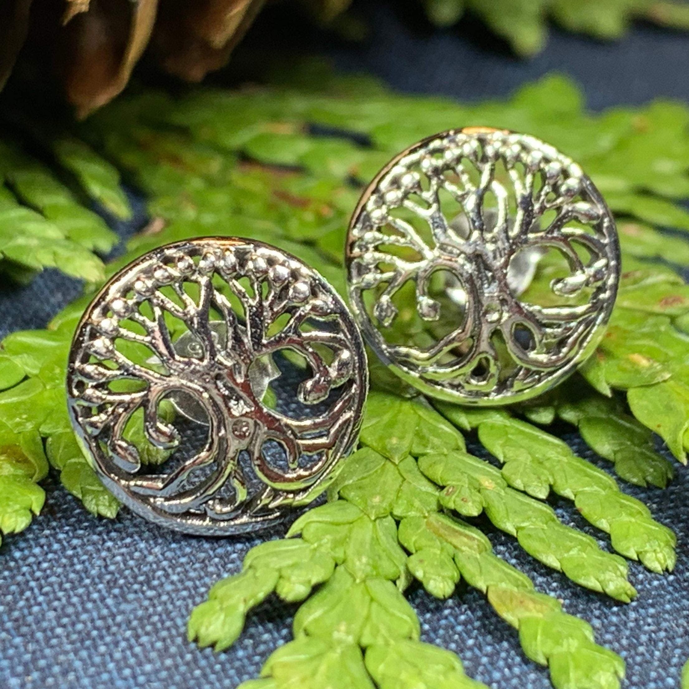 Tree of Life Stud Earrings