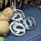 Dragon Celtic Spiral Necklace
