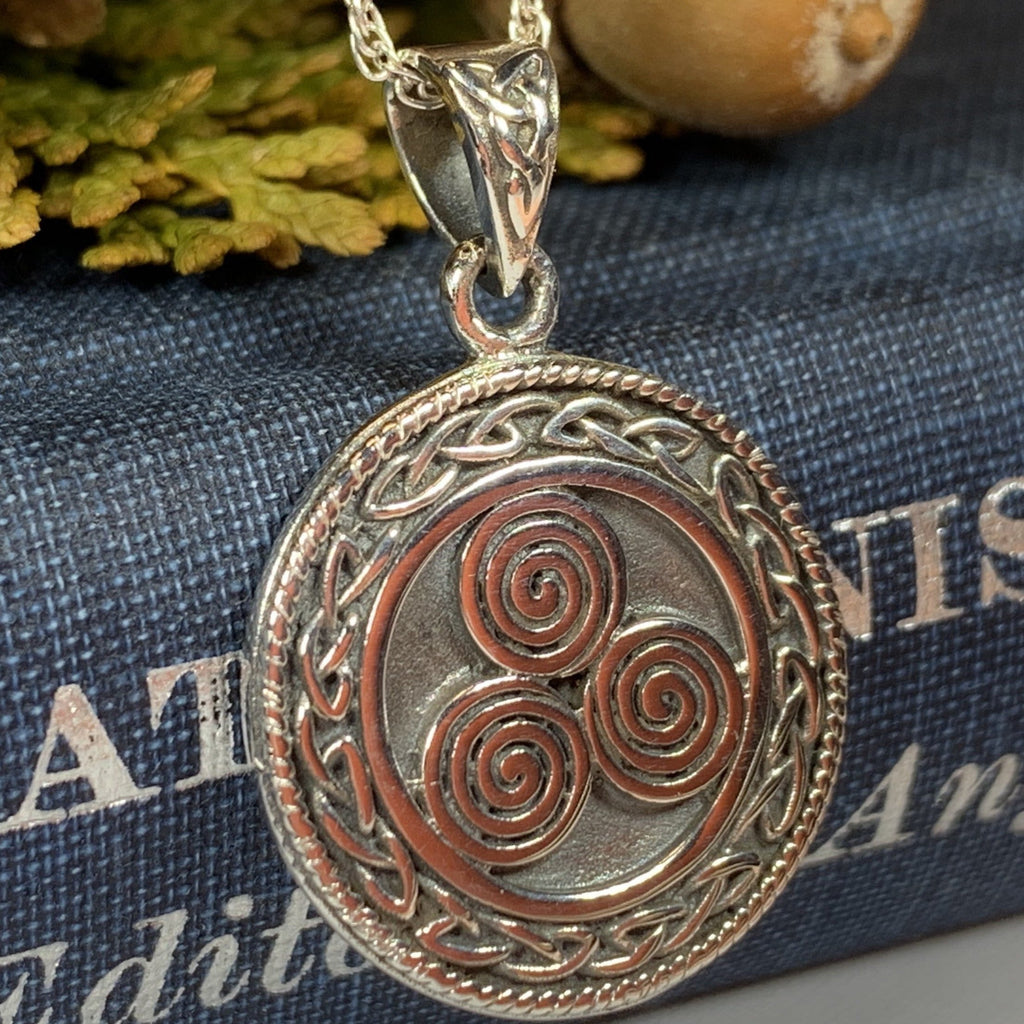 Ancient Echo Celtic Spiral Necklace