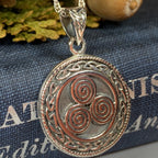 Ancient Echo Celtic Spiral Necklace