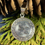 Ancient Echo Celtic Spiral Necklace