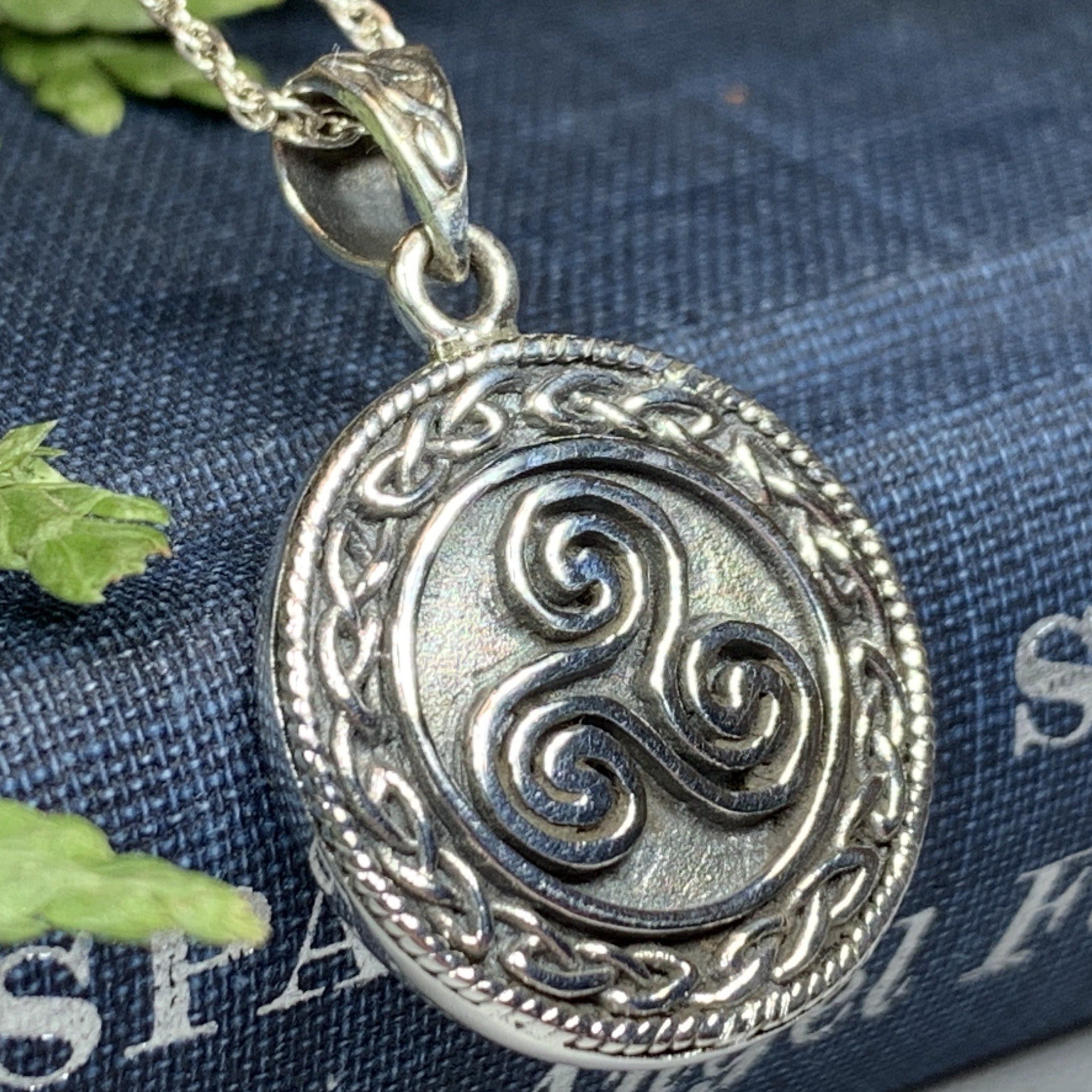 Ancient Spirit Celtic Spiral Necklace