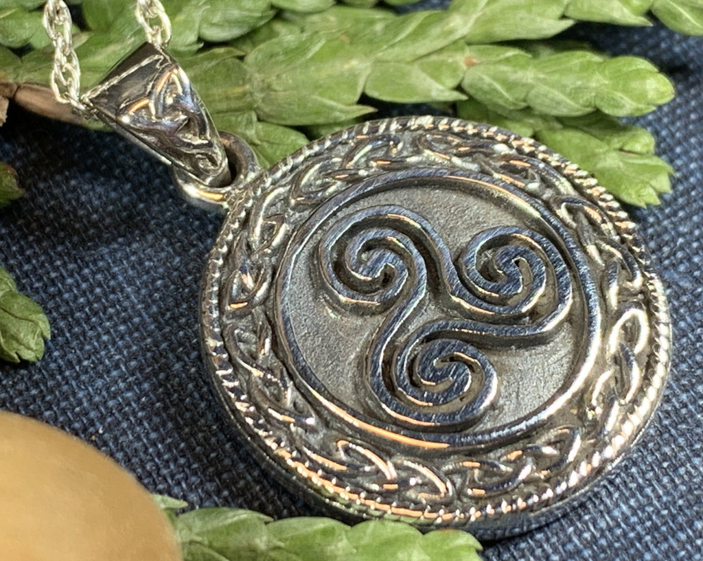 Ancient Spirit Celtic Spiral Necklace