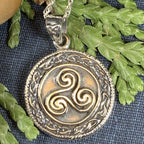 Ancient Spirit Celtic Spiral Necklace